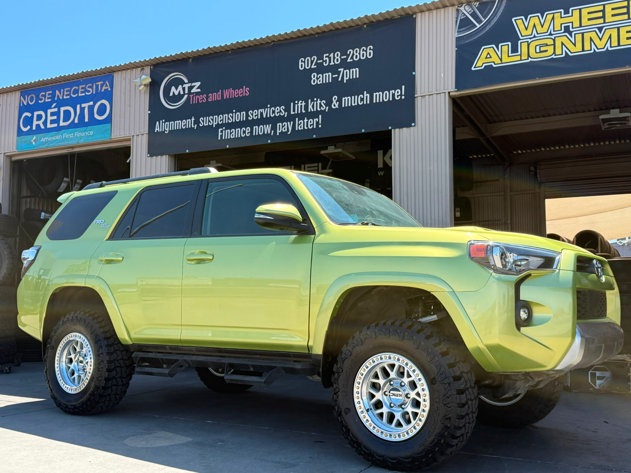 Toyota 4Runner — Lift Kit + Machined Wheels + Mud-Terrains, built at MTZ Tires and Wheels